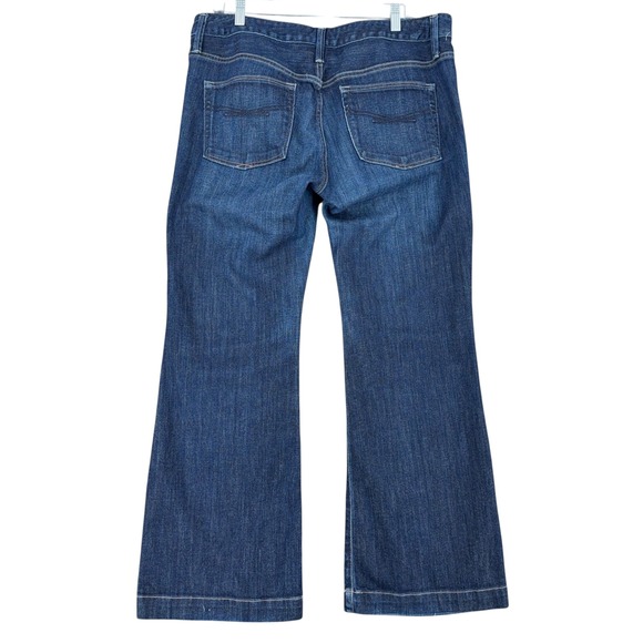 Gap 1969 Long Lean Dark Wash Bootcut Jeans Women's Size 12 - Picture 2 of 8